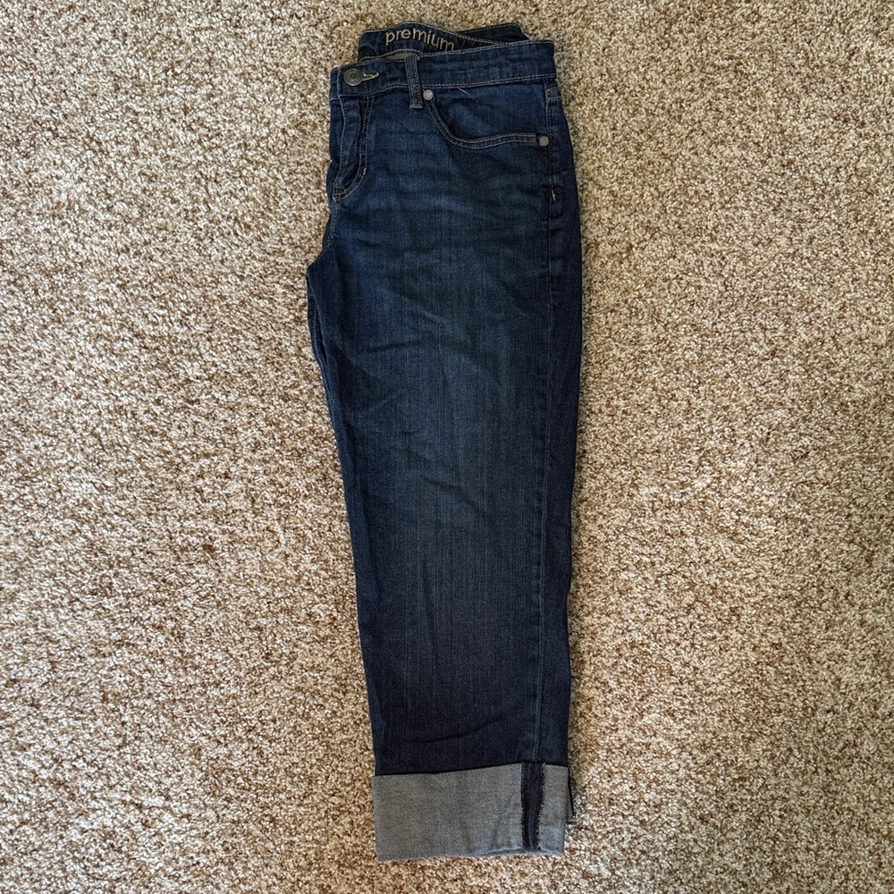 GAP Premium Straight Crop Jeans Capris